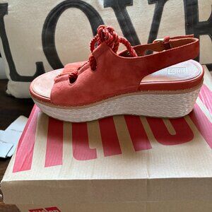 Suede Platform Sandals by Fitflop NWOT